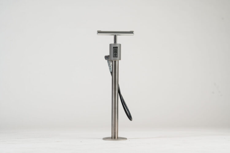 Compact Public Bike Pump