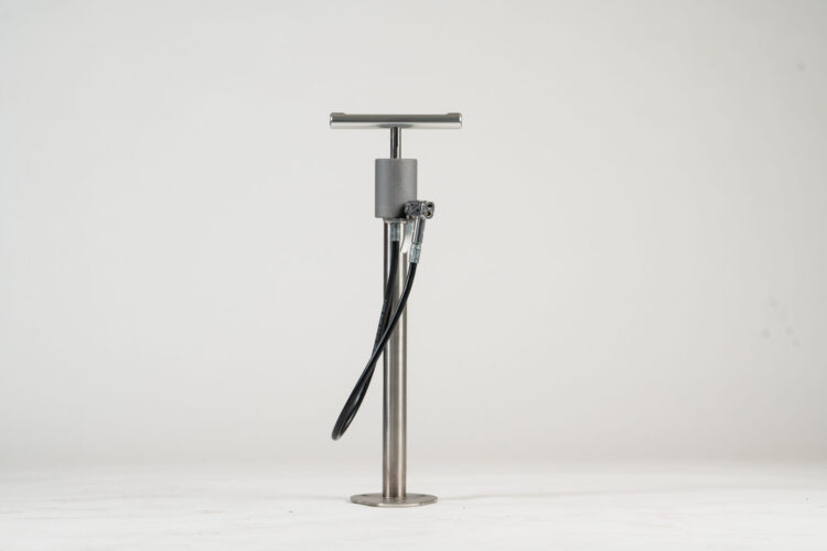 Compact Public Bike Pump