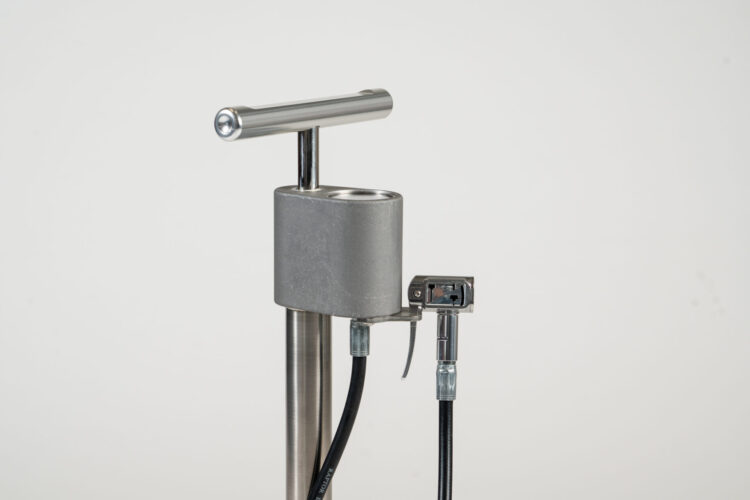 Compact Public Bike Pump