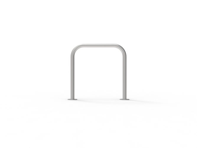 Sheffield Stand with silver finish against a white background